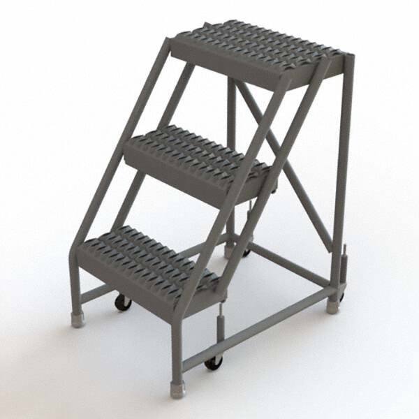 TRI-ARC - Rolling & Wall Mounted Ladders & Platforms Type: Rolling Warehouse Ladder Style: Rolling Platform Ladder - Exact Tool & Supply