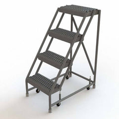 TRI-ARC - Rolling & Wall Mounted Ladders & Platforms Type: Rolling Warehouse Ladder Style: Rolling Platform Ladder - Exact Tool & Supply