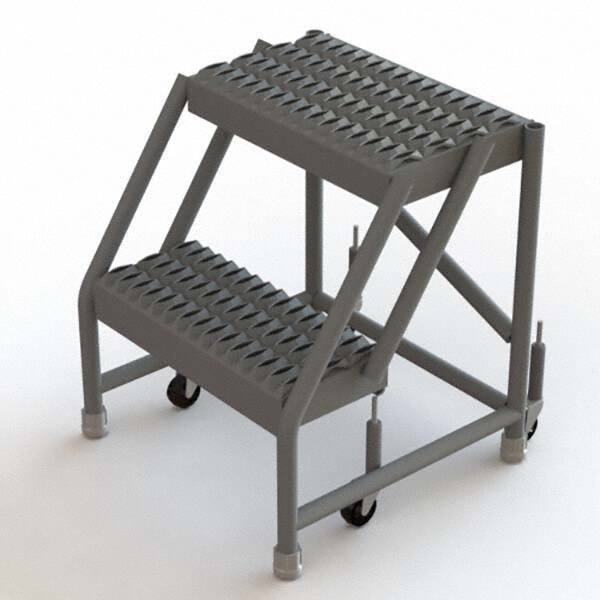 TRI-ARC - Rolling & Wall Mounted Ladders & Platforms Type: Rolling Warehouse Ladder Style: Rolling Platform Ladder - Exact Tool & Supply