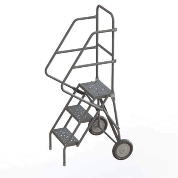 TRI-ARC - Rolling & Wall Mounted Ladders & Platforms Type: Rolling Style: Rolling Platform Ladder - Exact Tool & Supply