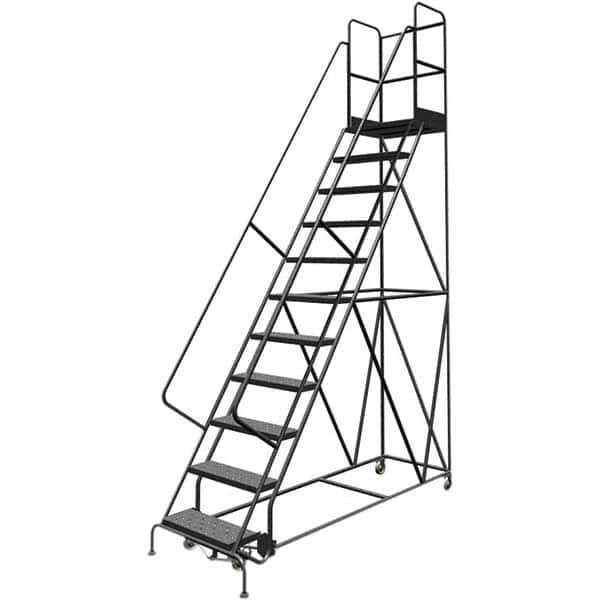 TRI-ARC - Rolling & Wall Mounted Ladders & Platforms Type: Rolling Warehouse Ladder Style: Rolling Platform Ladder - Exact Tool & Supply