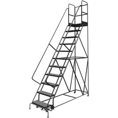TRI-ARC - Rolling & Wall Mounted Ladders & Platforms Type: Rolling Warehouse Ladder Style: Rolling Platform Ladder - Exact Tool & Supply