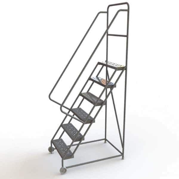 TRI-ARC - Rolling & Wall Mounted Ladders & Platforms Type: TiltNRoll Rolling Ladder Style: Tilt & Roll Safety Ladder - Exact Tool & Supply