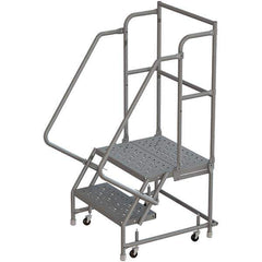 TRI-ARC - Rolling & Wall Mounted Ladders & Platforms Type: Rolling Warehouse Ladder Style: Rolling Platform Ladder - Exact Tool & Supply