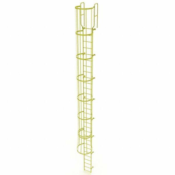 TRI-ARC - Rolling & Wall Mounted Ladders & Platforms Type: Fixed Ladder Style: Safety Cage - Exact Tool & Supply