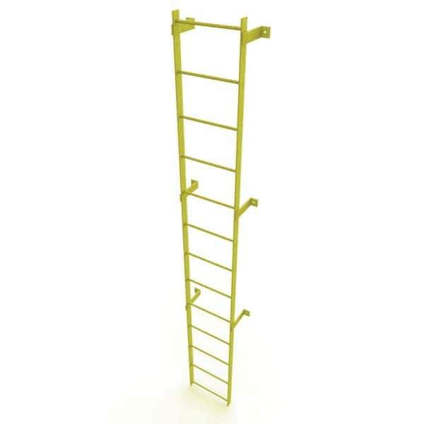 TRI-ARC - Rolling & Wall Mounted Ladders & Platforms Type: Fixed Ladder Style: Safety Cage - Exact Tool & Supply