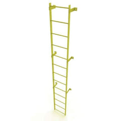 TRI-ARC - Rolling & Wall Mounted Ladders & Platforms Type: Fixed Ladder Style: Safety Cage - Exact Tool & Supply