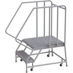 TRI-ARC - Rolling & Wall Mounted Ladders & Platforms Type: Rolling Warehouse Ladder Style: Rolling Safety Ladder - Exact Tool & Supply