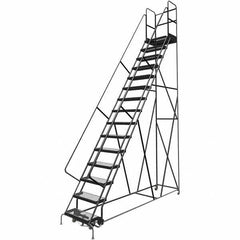 TRI-ARC - Rolling & Wall Mounted Ladders & Platforms Type: Rolling Warehouse Ladder Style: Rolling Platform Ladder - Exact Tool & Supply