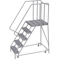 TRI-ARC - Rolling & Wall Mounted Ladders & Platforms Type: Rolling Warehouse Ladder Style: Rolling Safety Ladder - Exact Tool & Supply