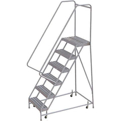 TRI-ARC - Rolling & Wall Mounted Ladders & Platforms Type: Rolling Warehouse Ladder Style: Rolling Safety Ladder - Exact Tool & Supply
