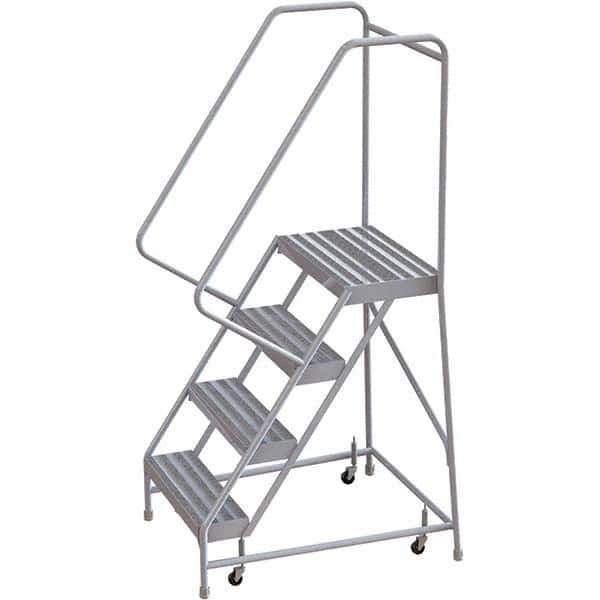 TRI-ARC - Rolling & Wall Mounted Ladders & Platforms Type: Rolling Warehouse Ladder Style: Rolling Safety Ladder - Exact Tool & Supply