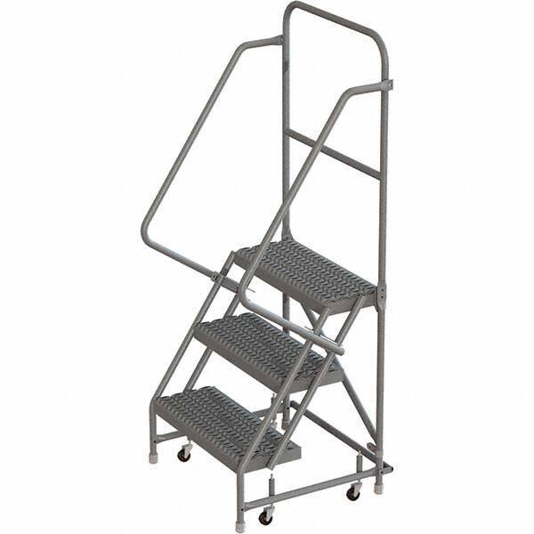 TRI-ARC - Rolling & Wall Mounted Ladders & Platforms Type: Rolling Warehouse Ladder Style: Rolling Platform Ladder - Exact Tool & Supply