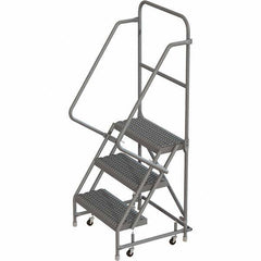 TRI-ARC - Rolling & Wall Mounted Ladders & Platforms Type: Rolling Warehouse Ladder Style: Rolling Platform Ladder - Exact Tool & Supply