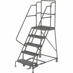 TRI-ARC - Rolling & Wall Mounted Ladders & Platforms Type: Rolling Warehouse Ladder Style: Rolling Platform Ladder - Exact Tool & Supply