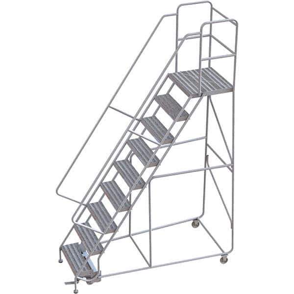 TRI-ARC - Rolling & Wall Mounted Ladders & Platforms Type: Rolling Warehouse Ladder Style: Rolling Safety Ladder - Exact Tool & Supply