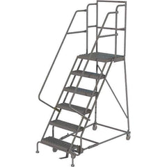 TRI-ARC - Rolling & Wall Mounted Ladders & Platforms Type: Rolling Warehouse Ladder Style: Rolling Platform Ladder - Exact Tool & Supply