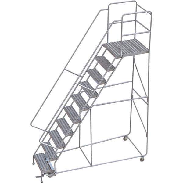 TRI-ARC - Rolling & Wall Mounted Ladders & Platforms Type: Rolling Warehouse Ladder Style: Rolling Safety Ladder - Exact Tool & Supply