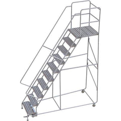 TRI-ARC - Rolling & Wall Mounted Ladders & Platforms Type: Rolling Warehouse Ladder Style: Rolling Safety Ladder - Exact Tool & Supply