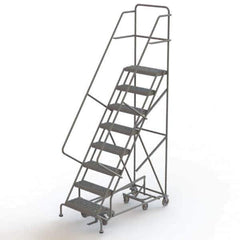 TRI-ARC - Rolling & Wall Mounted Ladders & Platforms Type: All-Directional Ladder Style: Forward Descent 50 Degree Incline - Exact Tool & Supply