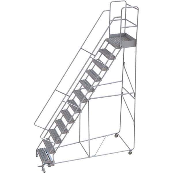 TRI-ARC - Rolling & Wall Mounted Ladders & Platforms Type: Rolling Warehouse Ladder Style: Rolling Safety Ladder - Exact Tool & Supply