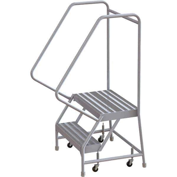 TRI-ARC - Rolling & Wall Mounted Ladders & Platforms Type: Rolling Warehouse Ladder Style: Rolling Safety Ladder - Exact Tool & Supply
