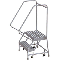 TRI-ARC - Rolling & Wall Mounted Ladders & Platforms Type: Rolling Warehouse Ladder Style: Rolling Safety Ladder - Exact Tool & Supply