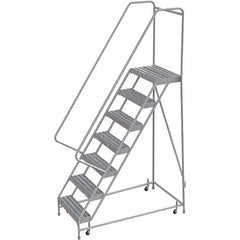 TRI-ARC - Rolling & Wall Mounted Ladders & Platforms Type: Rolling Warehouse Ladder Style: Rolling Safety Ladder - Exact Tool & Supply