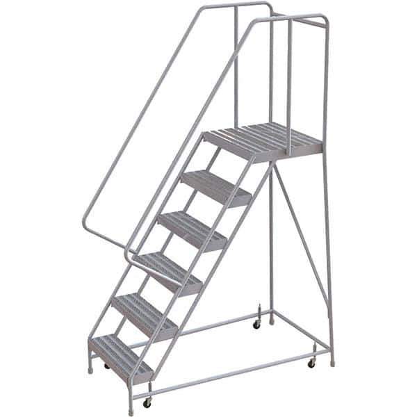 TRI-ARC - Rolling & Wall Mounted Ladders & Platforms Type: Rolling Warehouse Ladder Style: Rolling Safety Ladder - Exact Tool & Supply