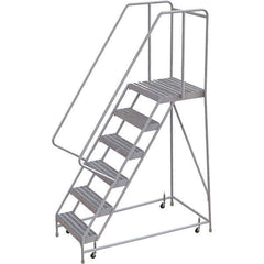 TRI-ARC - Rolling & Wall Mounted Ladders & Platforms Type: Rolling Warehouse Ladder Style: Rolling Safety Ladder - Exact Tool & Supply