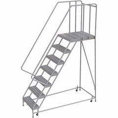 TRI-ARC - Rolling & Wall Mounted Ladders & Platforms Type: Rolling Warehouse Ladder Style: Rolling Safety Ladder - Exact Tool & Supply