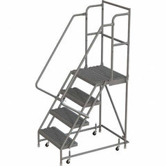 TRI-ARC - Rolling & Wall Mounted Ladders & Platforms Type: Rolling Warehouse Ladder Style: Rolling Platform Ladder - Exact Tool & Supply