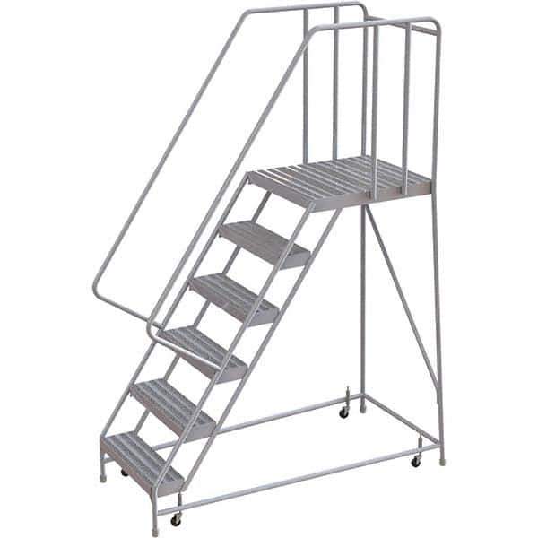 TRI-ARC - Rolling & Wall Mounted Ladders & Platforms Type: Rolling Warehouse Ladder Style: Rolling Safety Ladder - Exact Tool & Supply