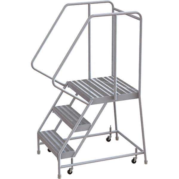 TRI-ARC - Rolling & Wall Mounted Ladders & Platforms Type: Rolling Warehouse Ladder Style: Rolling Safety Ladder - Exact Tool & Supply