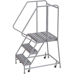 TRI-ARC - Rolling & Wall Mounted Ladders & Platforms Type: Rolling Warehouse Ladder Style: Rolling Safety Ladder - Exact Tool & Supply