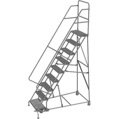 TRI-ARC - Rolling & Wall Mounted Ladders & Platforms Type: Rolling Warehouse Ladder Style: Rolling Platform Ladder - Exact Tool & Supply