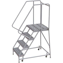 TRI-ARC - Rolling & Wall Mounted Ladders & Platforms Type: Rolling Warehouse Ladder Style: Rolling Safety Ladder - Exact Tool & Supply