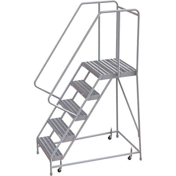 TRI-ARC - Rolling & Wall Mounted Ladders & Platforms Type: Rolling Warehouse Ladder Style: Rolling Safety Ladder - Exact Tool & Supply