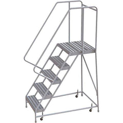 TRI-ARC - Rolling & Wall Mounted Ladders & Platforms Type: Rolling Warehouse Ladder Style: Rolling Safety Ladder - Exact Tool & Supply