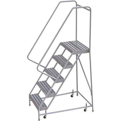 TRI-ARC - Rolling & Wall Mounted Ladders & Platforms Type: Rolling Warehouse Ladder Style: Rolling Safety Ladder - Exact Tool & Supply