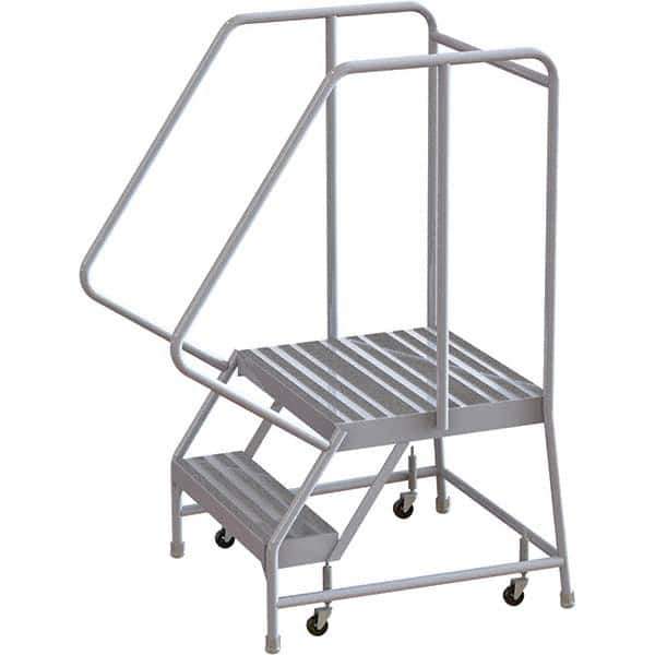 TRI-ARC - Rolling & Wall Mounted Ladders & Platforms Type: Rolling Warehouse Ladder Style: Rolling Safety Ladder - Exact Tool & Supply