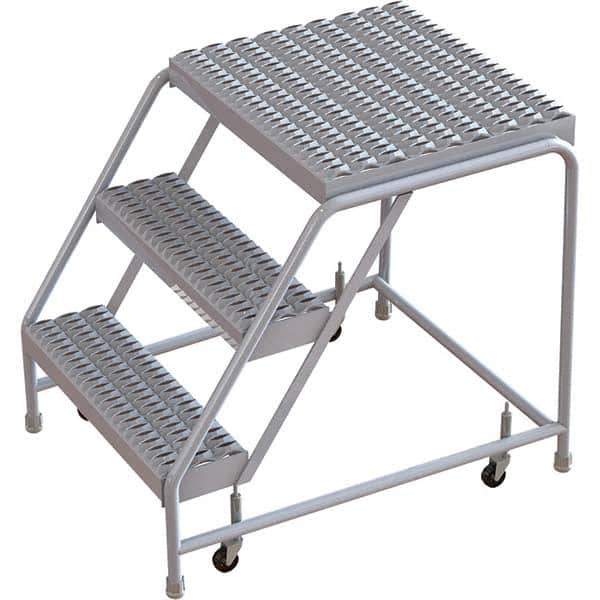 TRI-ARC - Rolling & Wall Mounted Ladders & Platforms Type: Rolling Warehouse Ladder Style: Rolling Safety Ladder - Exact Tool & Supply