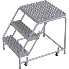 TRI-ARC - Rolling & Wall Mounted Ladders & Platforms Type: Rolling Warehouse Ladder Style: Rolling Safety Ladder - Exact Tool & Supply
