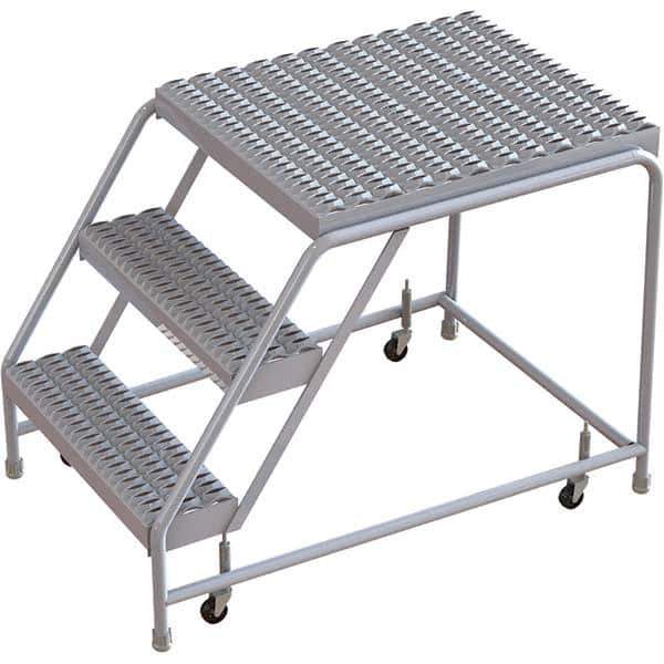 TRI-ARC - Rolling & Wall Mounted Ladders & Platforms Type: Rolling Warehouse Ladder Style: Rolling Safety Ladder - Exact Tool & Supply