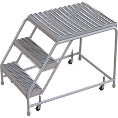 TRI-ARC - Rolling & Wall Mounted Ladders & Platforms Type: Rolling Warehouse Ladder Style: Rolling Safety Ladder - Exact Tool & Supply