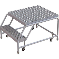 TRI-ARC - Rolling & Wall Mounted Ladders & Platforms Type: Rolling Warehouse Ladder Style: Rolling Safety Ladder - Exact Tool & Supply