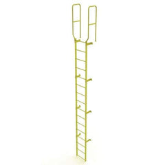TRI-ARC - Rolling & Wall Mounted Ladders & Platforms Type: Fixed Ladder Style: Safety Cage - Exact Tool & Supply