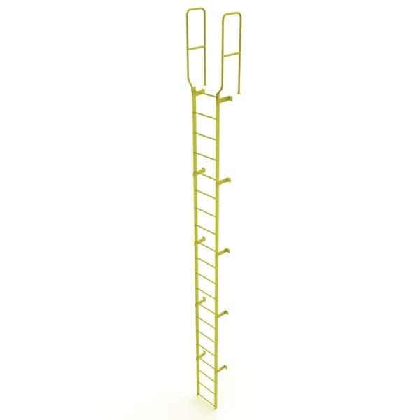 TRI-ARC - Rolling & Wall Mounted Ladders & Platforms Type: Fixed Ladder Style: Safety Cage - Exact Tool & Supply