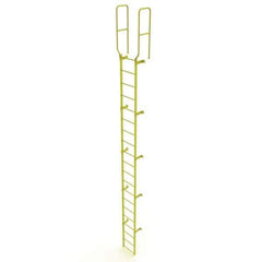 TRI-ARC - Rolling & Wall Mounted Ladders & Platforms Type: Fixed Ladder Style: Safety Cage - Exact Tool & Supply