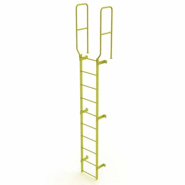 TRI-ARC - Rolling & Wall Mounted Ladders & Platforms Type: Fixed Ladder Style: Safety Cage - Exact Tool & Supply